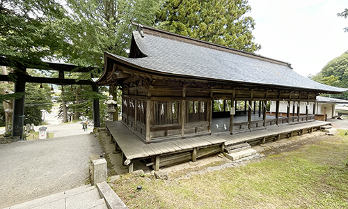 諏訪大社前宮の十間廊